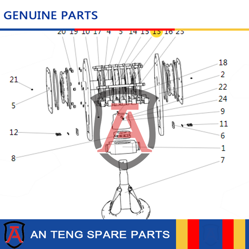 119002795 XCA100 PULLEY ASSEMBLY